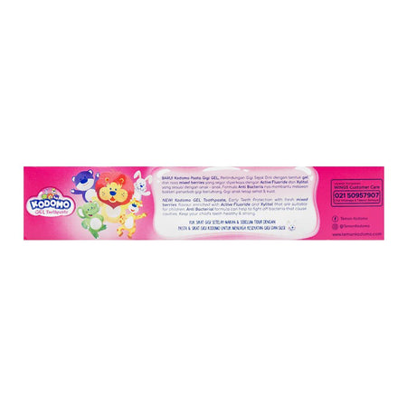 Kodomo Mixed Berries Gel Anti-Bacterial Toothpaste, 45g - Image 3