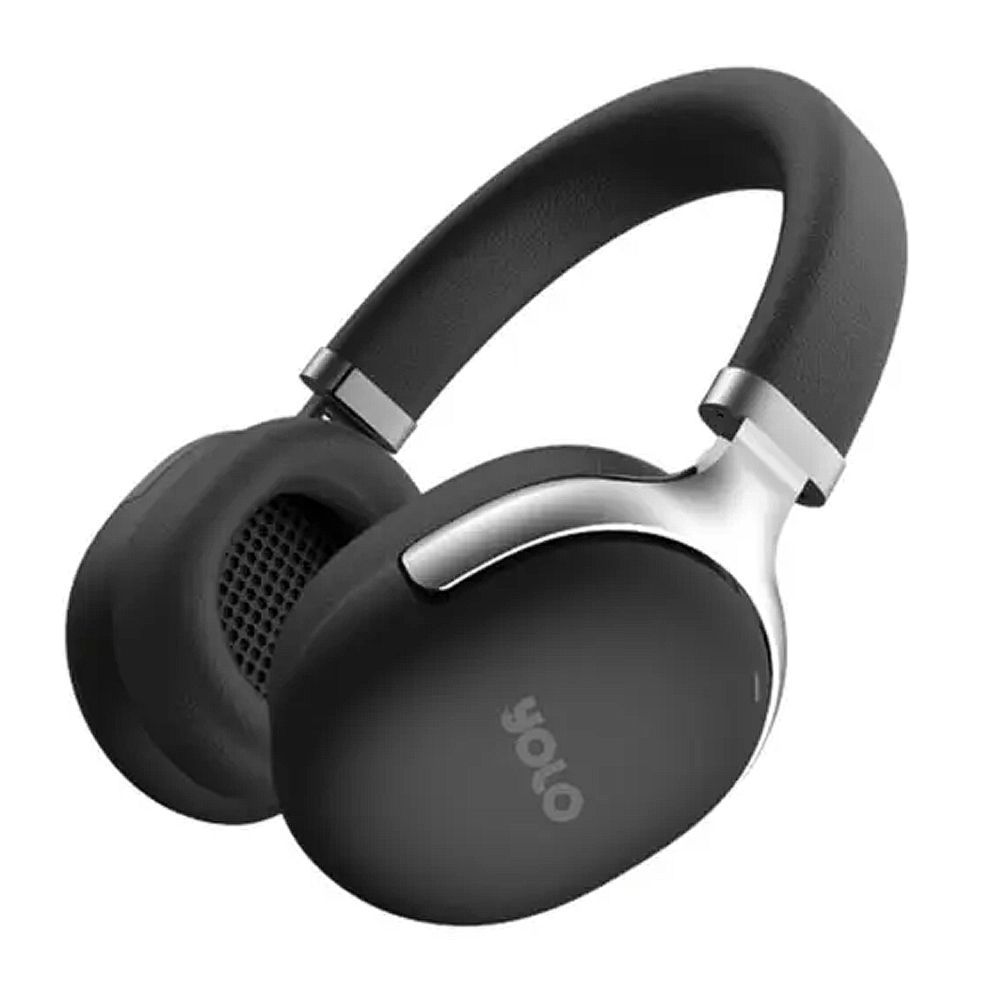 Yolo Focus ANC Wireless Headphone, 50 Hours Play Time, Black, For Gaming, Y-511 - Main Image
