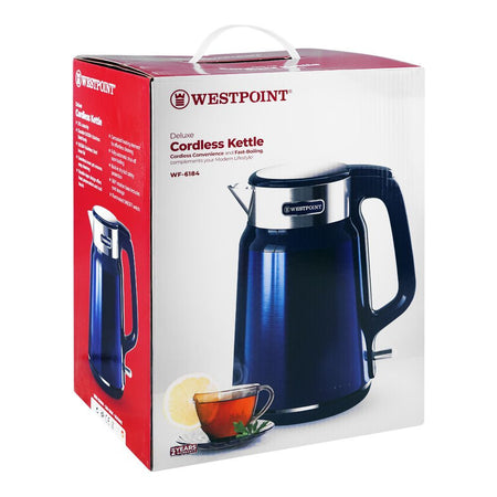 West Point Deluxe Cordless Kettle, 2-Liters, 1850-2200W, 220-240V, WF-6184 - Image 2