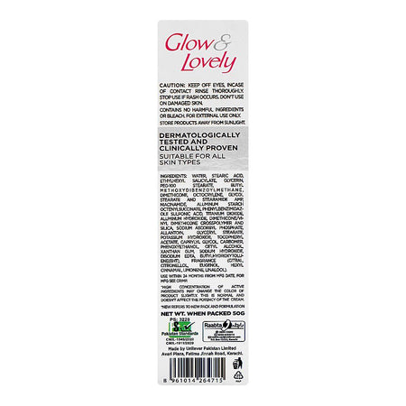 Glow & Lovely Bright UV Duo Sunscreen, SPF30 PA+++ With Vitamin C, For All Types Of Skin, 50g - Image 3