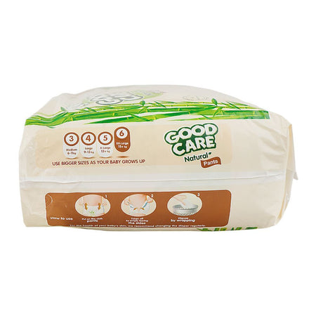 Good Care Natural Pants, Chlorine, Paraben & Latex Free, 6 XX-Large, 15+ KG 38-Pack - Image 2