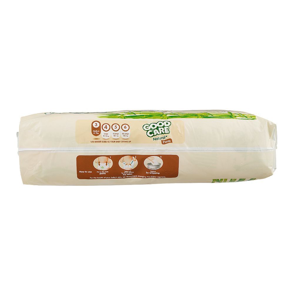 Good Care Natural Pants, Chlorine, Paraben & Latex Free, 3 Medium, 6-11KG, 56-Pack - Image 3