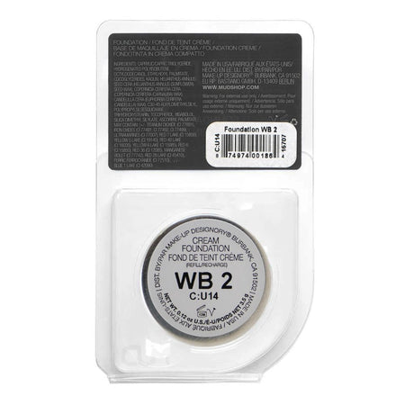 MUD Make-up Designory Cream Foundation Refill, WB2, 3.5g - Image 2
