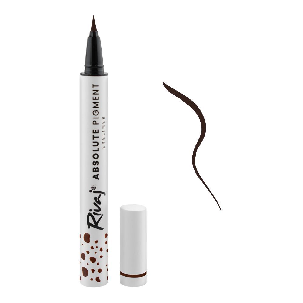 Rivaj UK Absolute Pigment Eyeliner, Brown - Main Image
