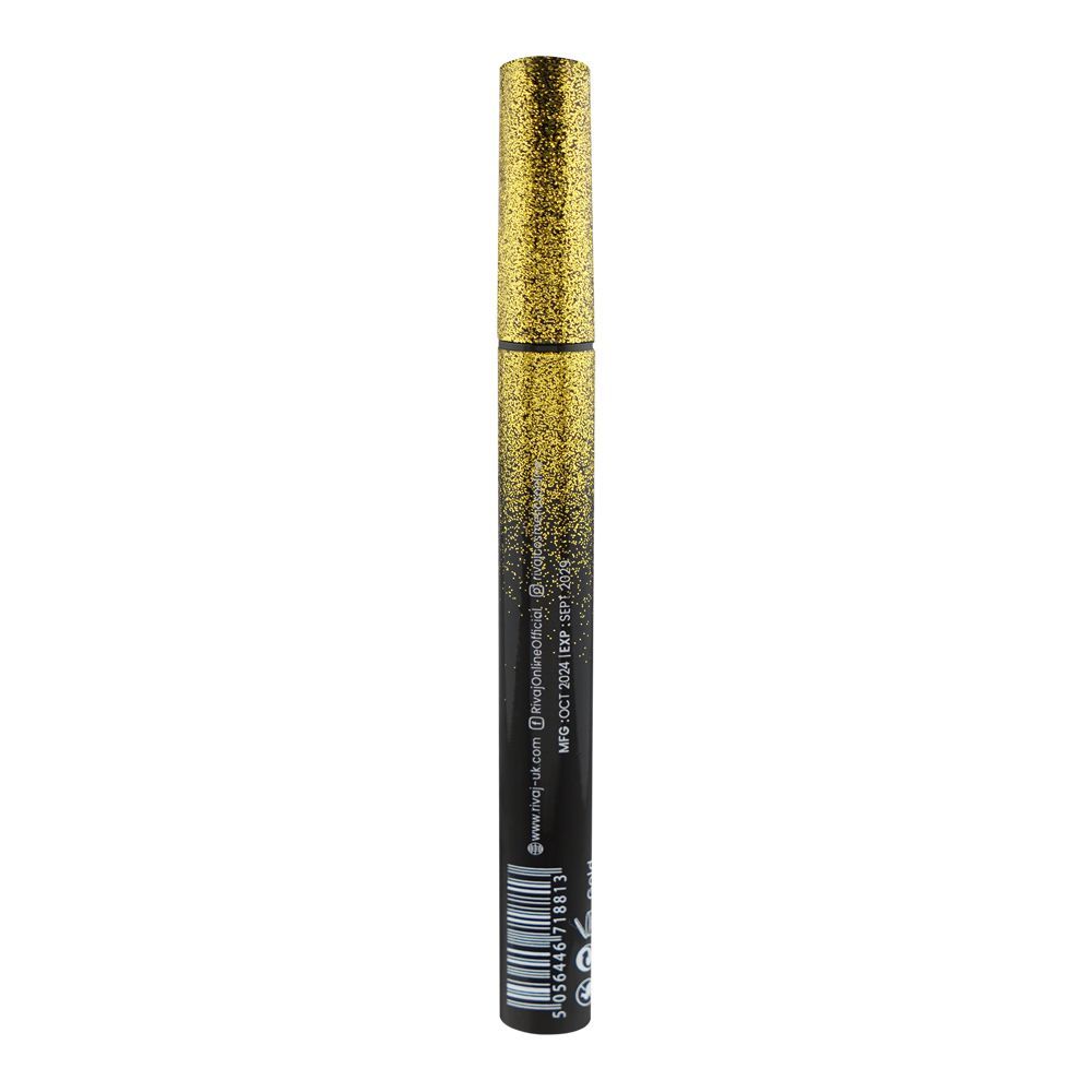 Rivaj UK Made To Last Metallic Eyeliner, Gold - Image 2