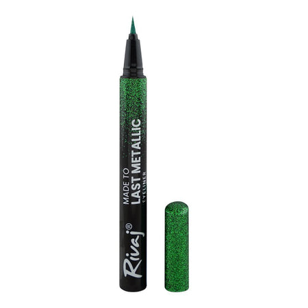 Rivaj UK Made To Last Metallic Eyeliner, Green - Main Image