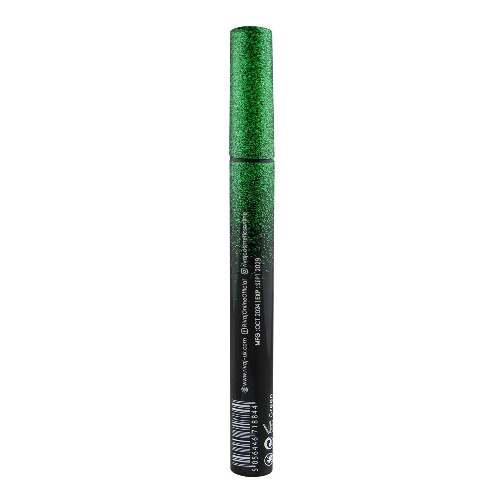 Rivaj UK Made To Last Metallic Eyeliner, Green - Image 2