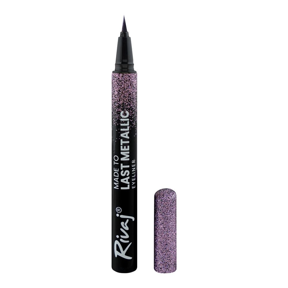 Rivaj UK Made To Last Metallic Eyeliner, Purple - Main Image