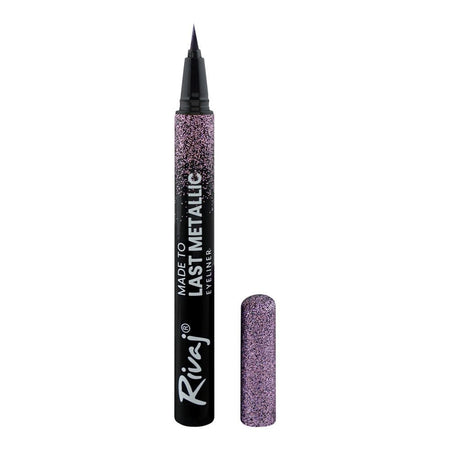 Rivaj UK Made To Last Metallic Eyeliner, Purple - Main Image