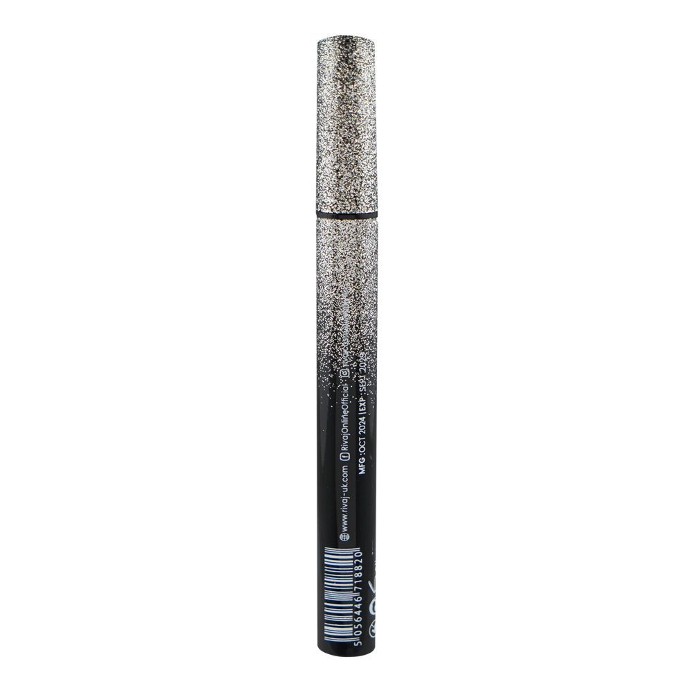Rivaj UK Made To Last Metallic Eyeliner, Silver - Image 2