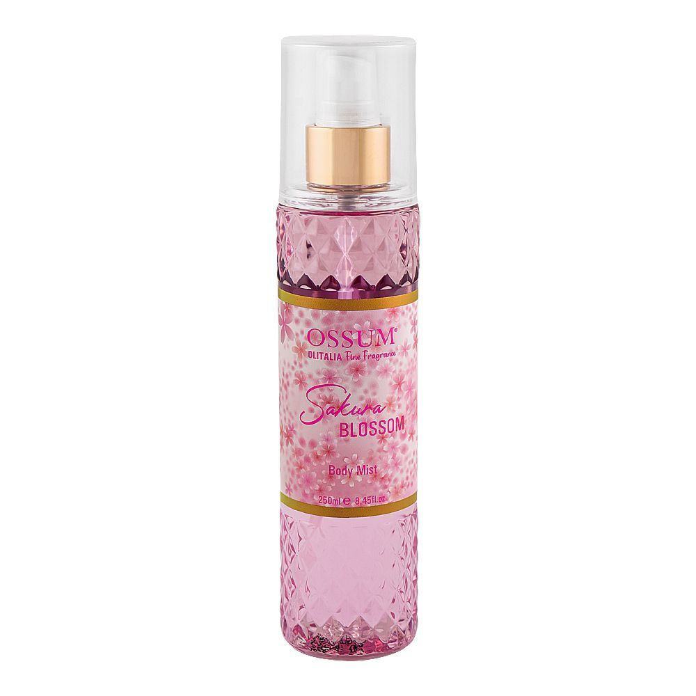 Ossum Sakura Blossom Olitalia Fine Fragrance Body Mist, 250ml - Main Image