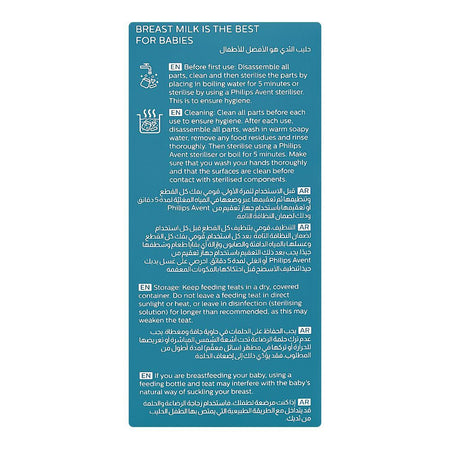 Avent Anti-Colic Feeding Bottle, For 0 Months+ 125ml, BPA Free, SCY100/02, 2-Pack - Image 5