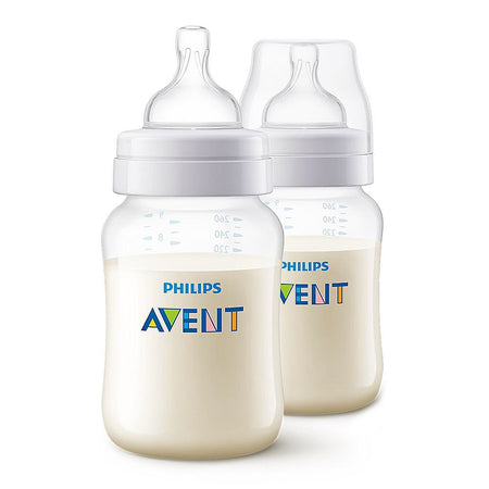 Avent Anti-Colic Feeding Bottle, For 1 Months+ 260ml, BPA Free, SCY103/02, 2-Pack - Main Image