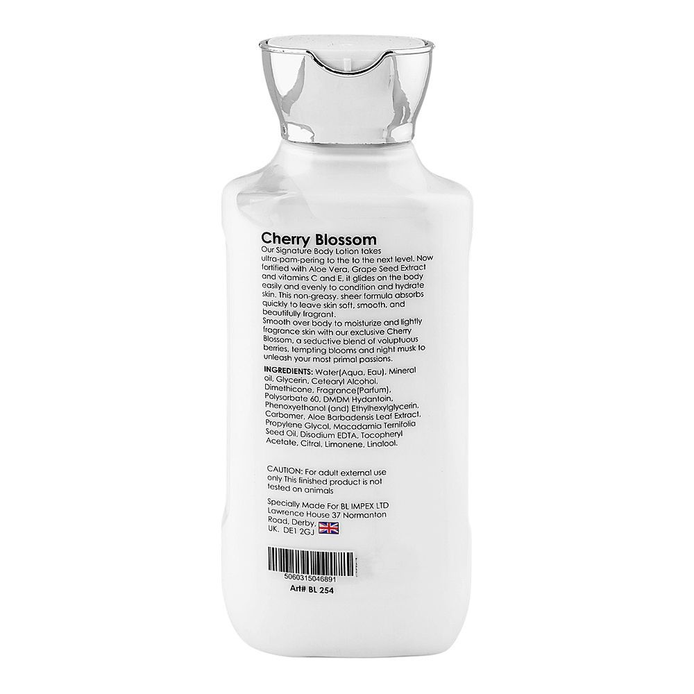 Body Luxuries Cherry Blossom Body Lotion, For Glowing & Silky Skin, 230ml - Image 2