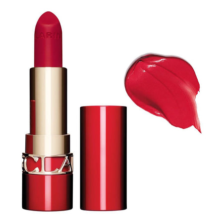 Clarins Paris Joli Rouge Velvet Camellia Oil Matte Lipstick, 742V Joli Rouge, 3.5g - Main Image