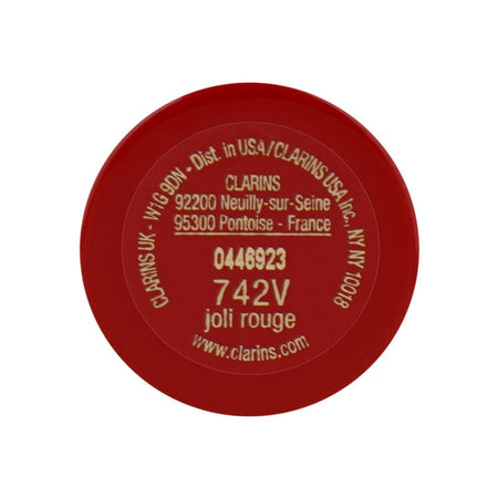 Clarins Paris Joli Rouge Velvet Camellia Oil Matte Lipstick, 742V Joli Rouge, 3.5g - Image 6