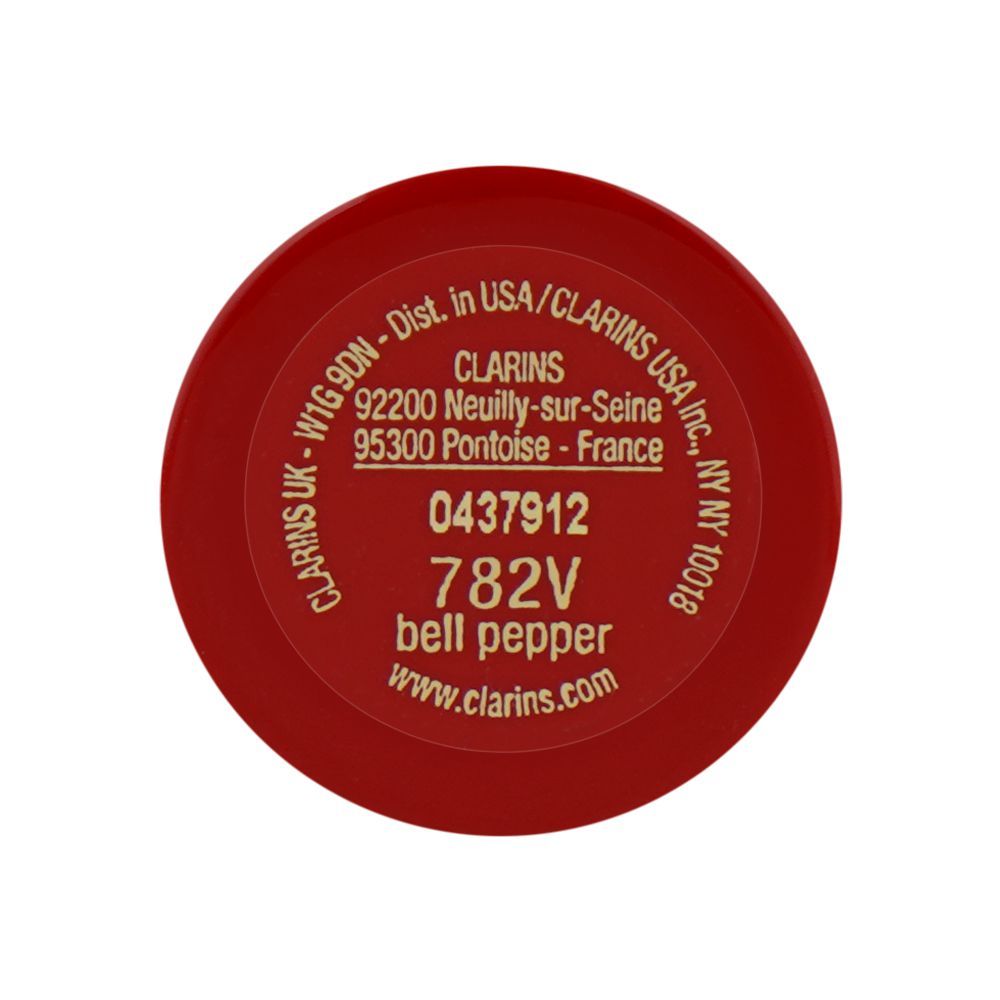 Clarins Paris Joli Rouge Velvet Camellia Oil Matte Lipstick, 782V Bell Pepper, 3.5g - Image 6