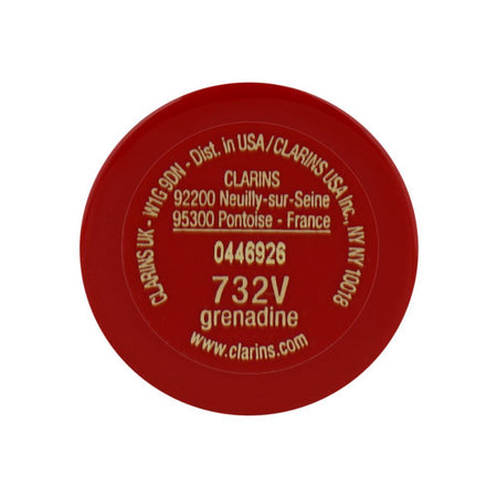 Clarins Paris Joli Rouge Velvet Camellia Oil Matte Lipstick, 732V Grenadine, 3.5g - Image 6