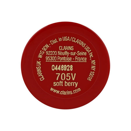 Clarins Paris Joli Rouge Velvet Camellia Oil Matte Lipstick, 705V Soft Berry, 3.5g - Image 6