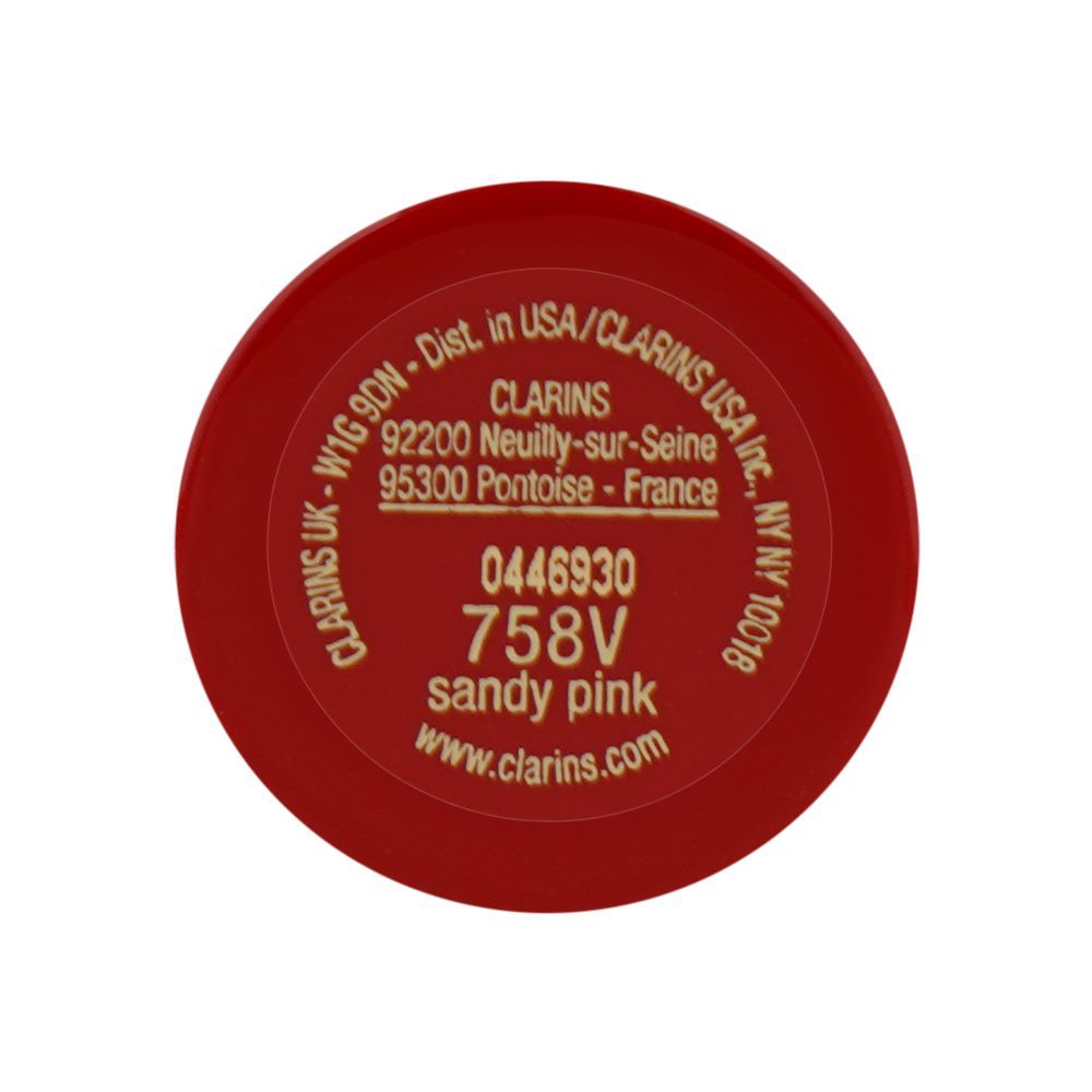 Clarins Paris Joli Rouge Velvet Camellia Oil Matte Lipstick, 758V Sandy Pink, 3.5g - Image 6