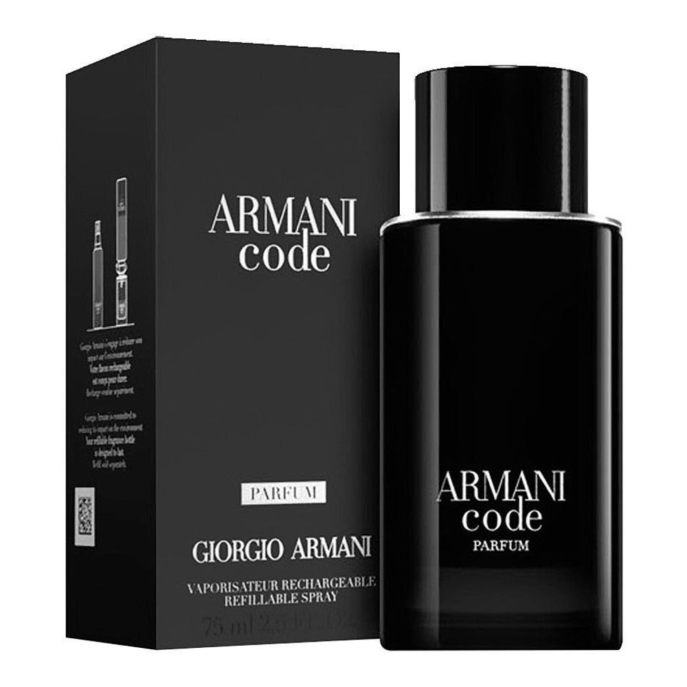 Giorgio Armani Code Men Rechargeable Refillable Spray, Eau De Toilette, For Men, 75ml - Main Image