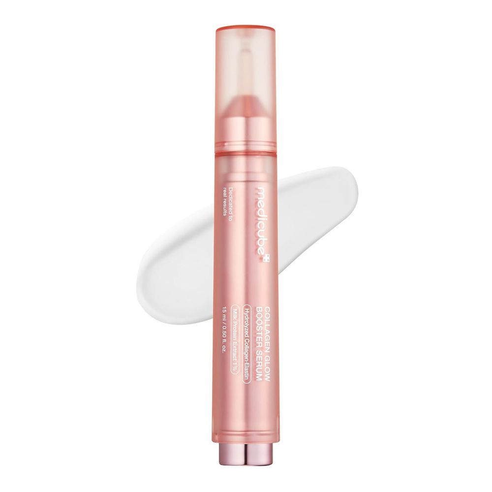 Medicube Collagen Glow Booster Serum, Hydrolyzed Collagen-Elastin, For All Types Of Skin, 15ml - Main Image