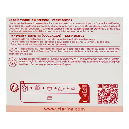 Clarins Paris Extra-Firming Jour Lift Effect, Wrinkle-Smoothing Day Cream, For Dry Skin, 50ml - Image 4