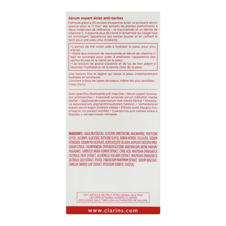 Clarins Paris Bright Plus Advanced Brightening Dark Spot Targeting Expert Serum, For All Types Of Skin, 50ml - Image 4