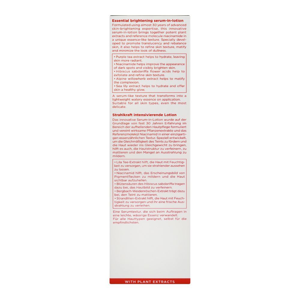 Clarins Paris Bright Plus Advanced Essential Brightening Lotion With Serum, For All Types Of Skin, 150ml - Image 2