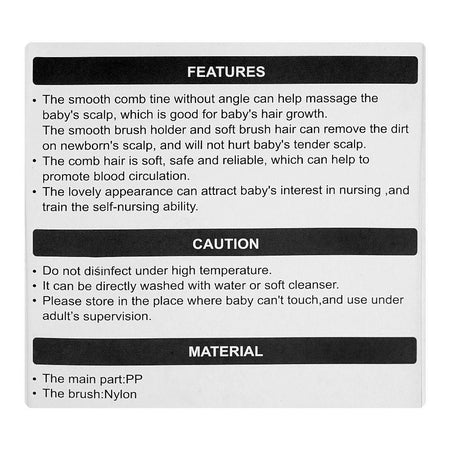 Mum Love Baby Comb And Brush Set, BPA Free, For 0+ Months, Blue, C15 - Image 3