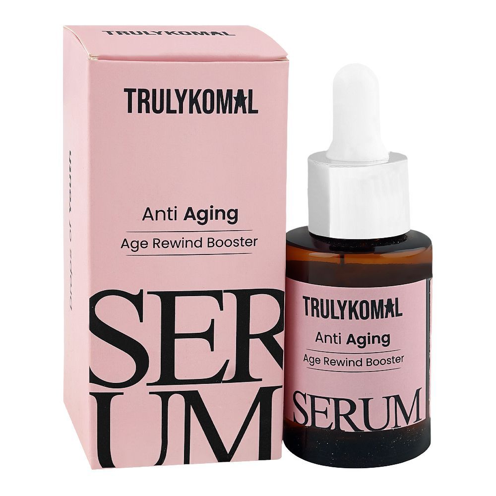 Truly Komal Anti-Aging Age Rewind Booster Serum, All Types Of Skin, 30ml - Main Image
