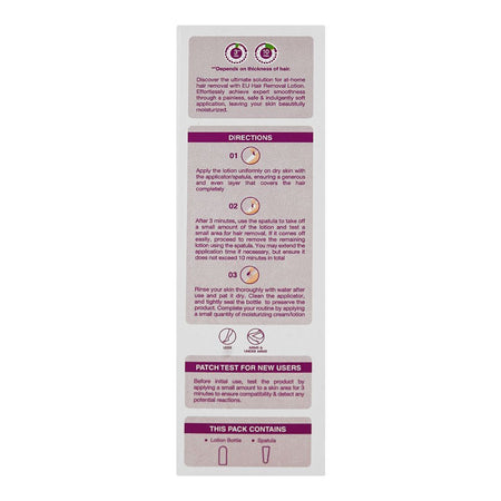 Eu Naturals Easy Hair Removal Lotion, For All Types Of Skin, 100g - Image 2