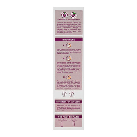 Eu Naturals Easy Hair Removal Lotion, For All Types Of Skin, 200g - Image 2