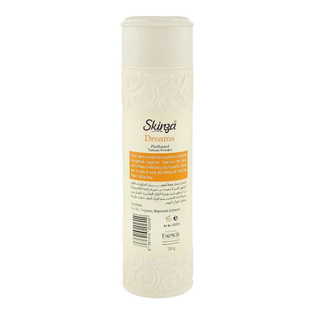 Skinza Dreams Perfumed Talcum Powder, 250g - Image 2