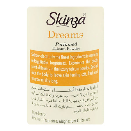 Skinza Dreams Perfumed Talcum Powder, 250g - Image 3
