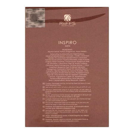 Riiffs Inspiro Men, Eau De Parfum, For Men, 100ml - Image 2