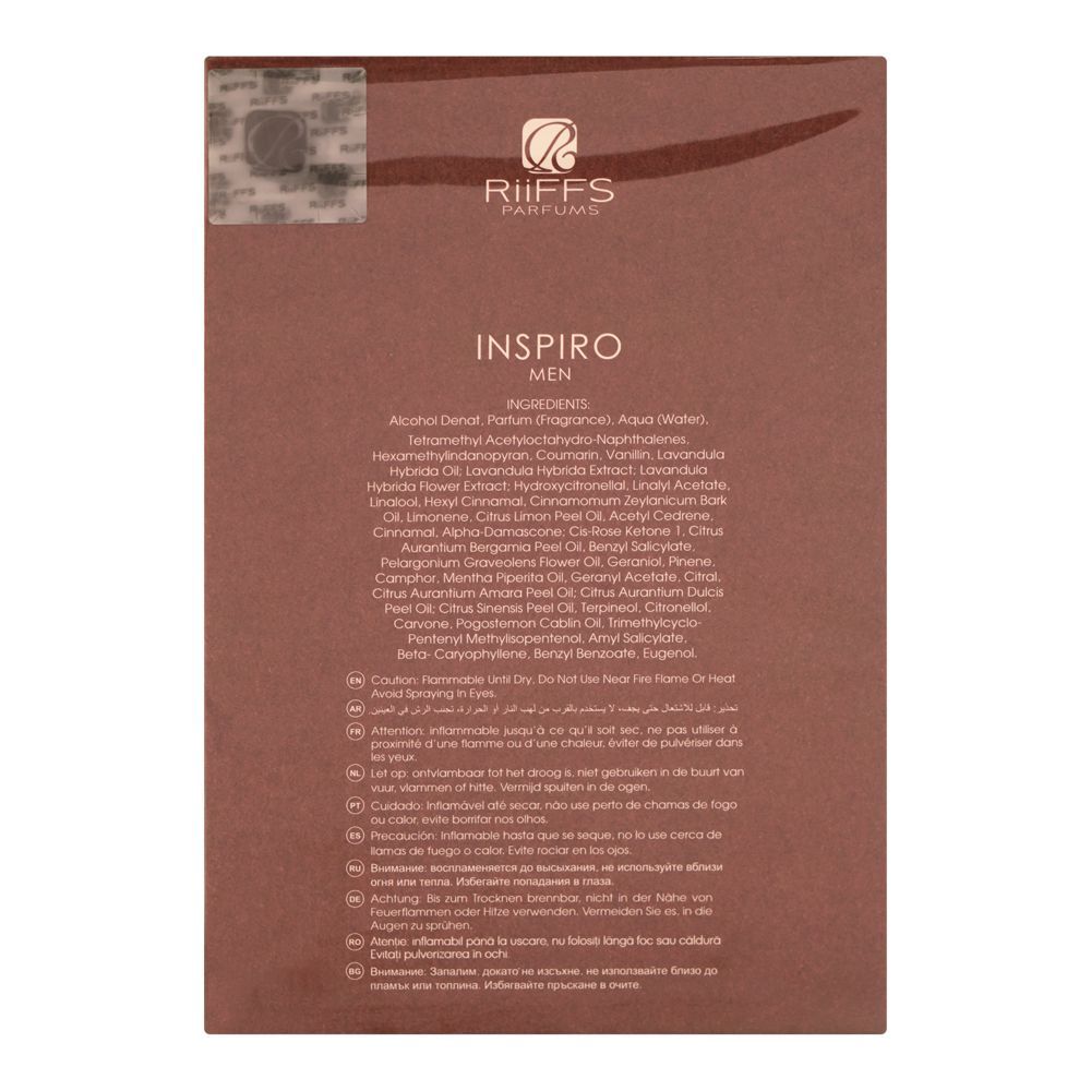 Riiffs Inspiro Men, Eau De Parfum, For Men, 100ml - Image 2