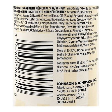 Aveeno Baby Ecran Solaire Sunscreen Lotion, SPF50, Tear & Paraben Free, For Sensitive Skin, 88ml - Image 3