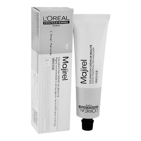 L'Oreal Professionnel Majirel Hair Colouring Cream, 8 Light Blond, 60ml - Main Image