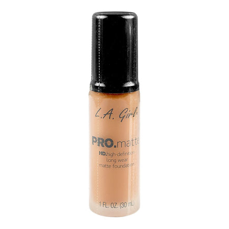 L.A. Girl Pro Matte HD Long Wear Matte Foundation, GLM680 Golden Bronze, 30ml - Main Image