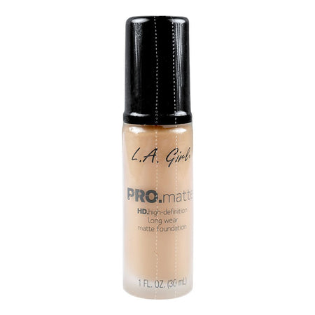 L.A. Girl Pro Matte HD Long Wear Matte Foundation, GLM678 Sand, 30ml - Main Image