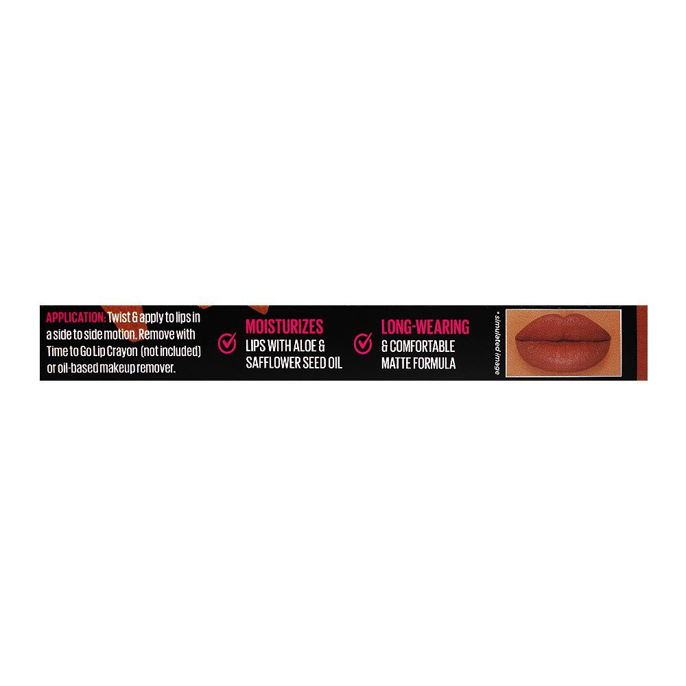 L.A. Girl Stay & Play Long Wear Matte Lip Crayon, GLC732 For Keeps, 1.4g - Image 5