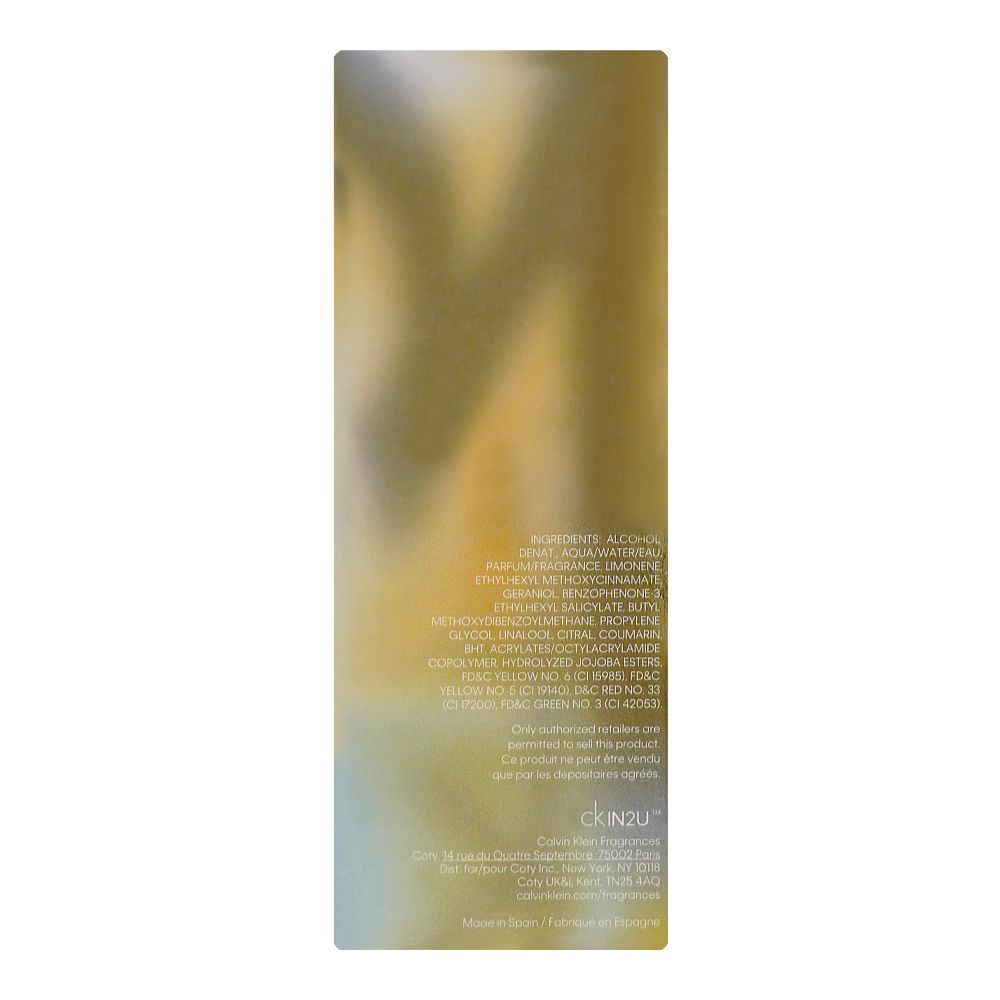Calvin Klein Ck In 2U Women, Eau De Toilette, 150ml - Image 2