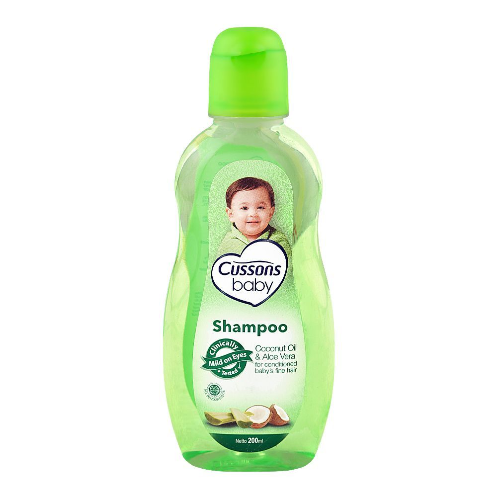 Cussons Baby Coconut Oil & Aloe Vera Shampoo, 100 + 100ml - Main Image
