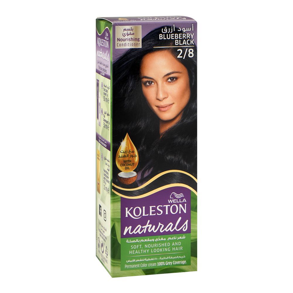 Wella Koleston Naturals Hair Color, 2/8 Blueberry Black - Main Image