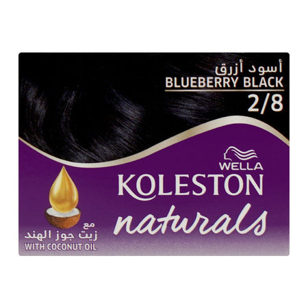 Wella Koleston Naturals Hair Color, 2/8 Blueberry Black - Image 6