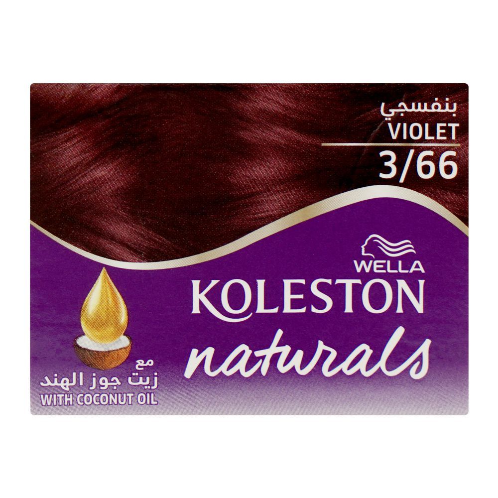 Wella Koleston Naturals Hair Color, 3/66 Violet - Image 6