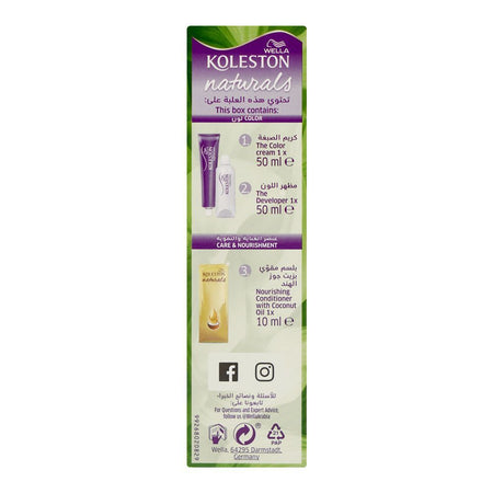 Wella Koleston Naturals Hair Color, 6/1 Dark Ash Blonde - Image 2