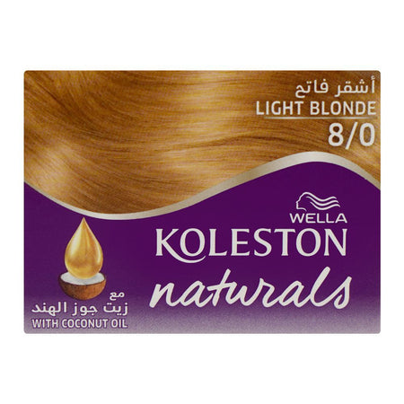 Wella Koleston Naturals Hair Color, 8/0 Light Blonde - Image 6