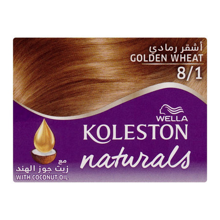 Wella Koleston Naturals Hair Color, 8/1 Golden Wheat - Image 6